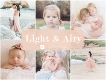 Load image into Gallery viewer, Light &amp; Airy - PHOTOSHOP ACTIONS
