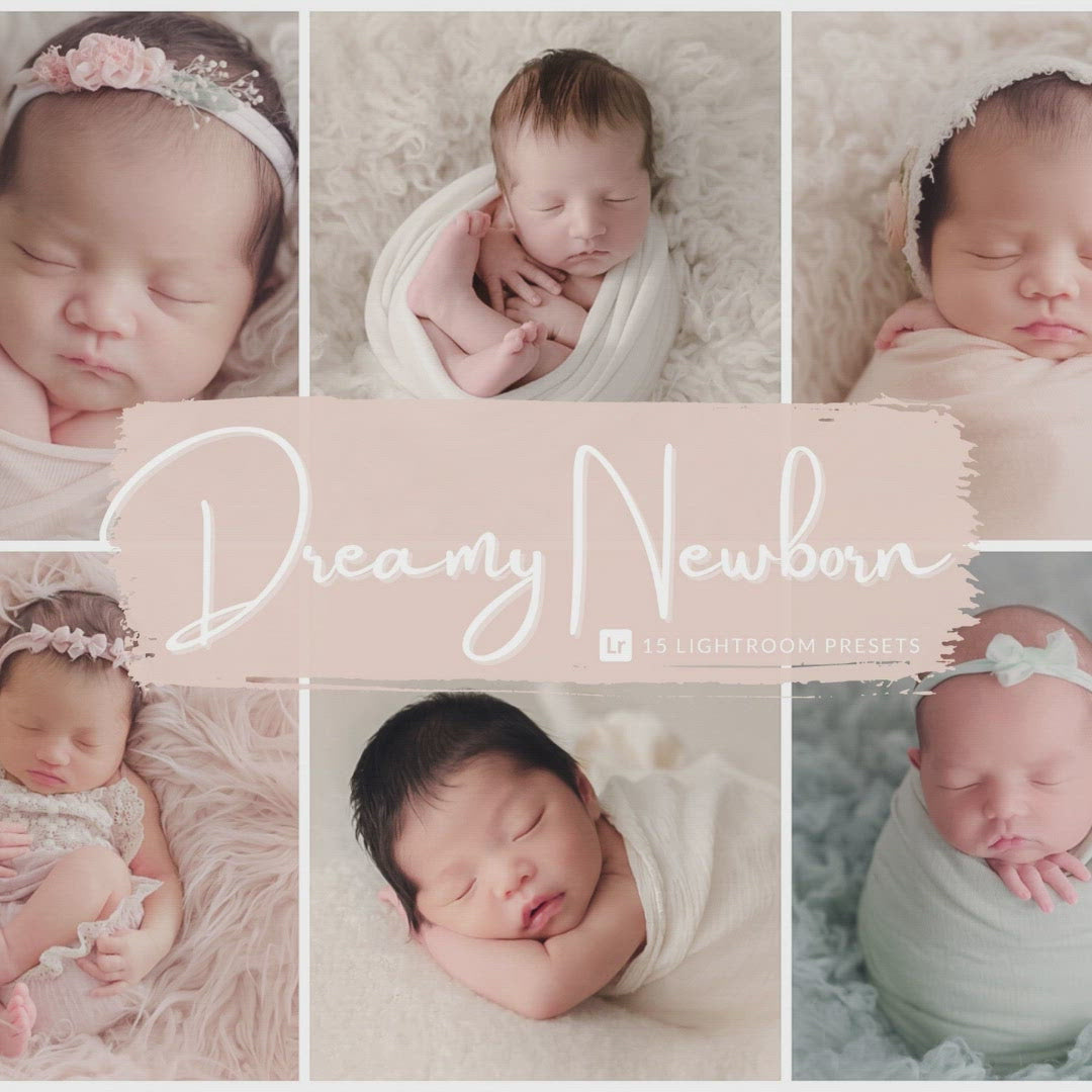 Dreamy Newborn Lightroom Presets – Goldie Lights by Aimee Pool